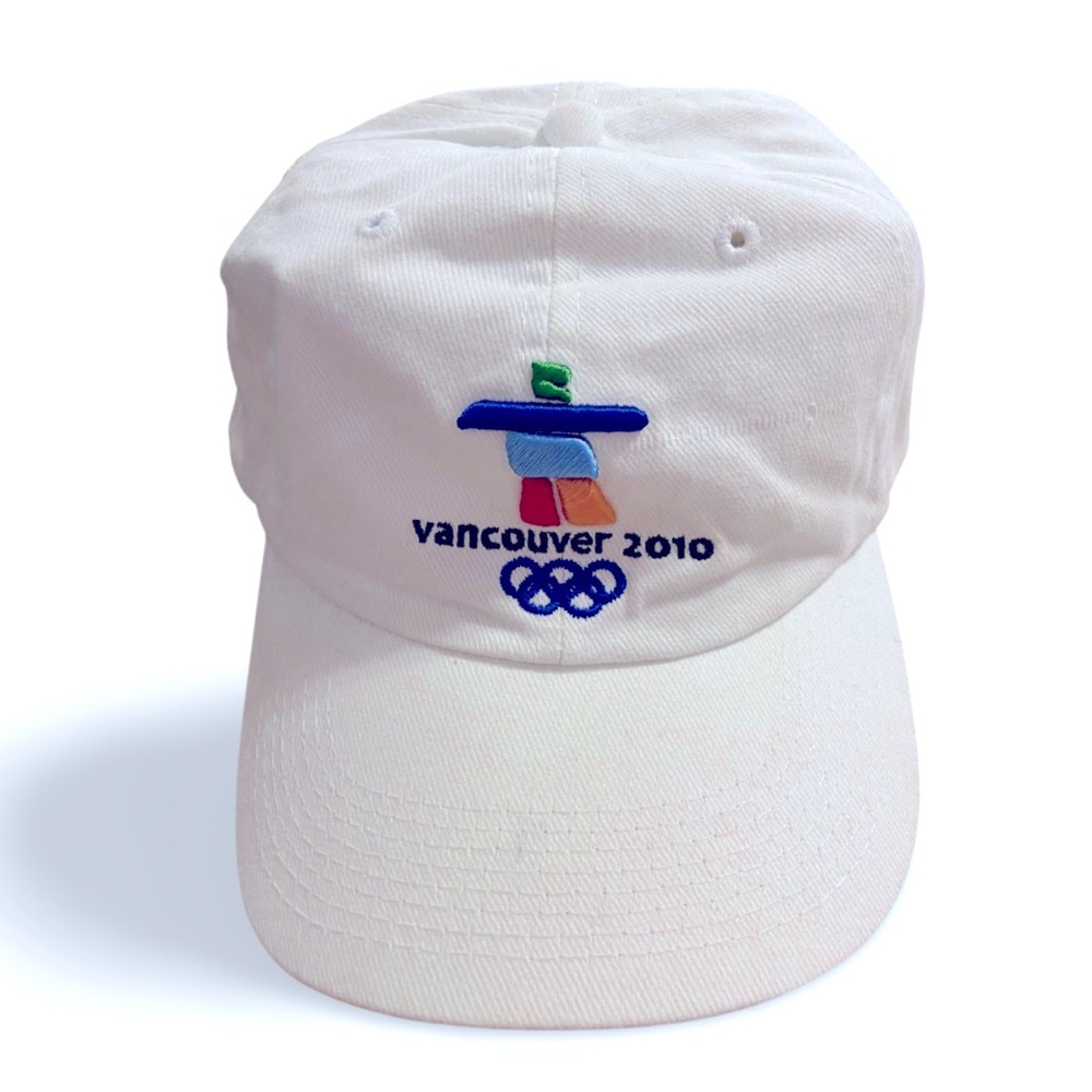 Vintage Vancouver Winter 2010 Olympics Official White Cap Hat
